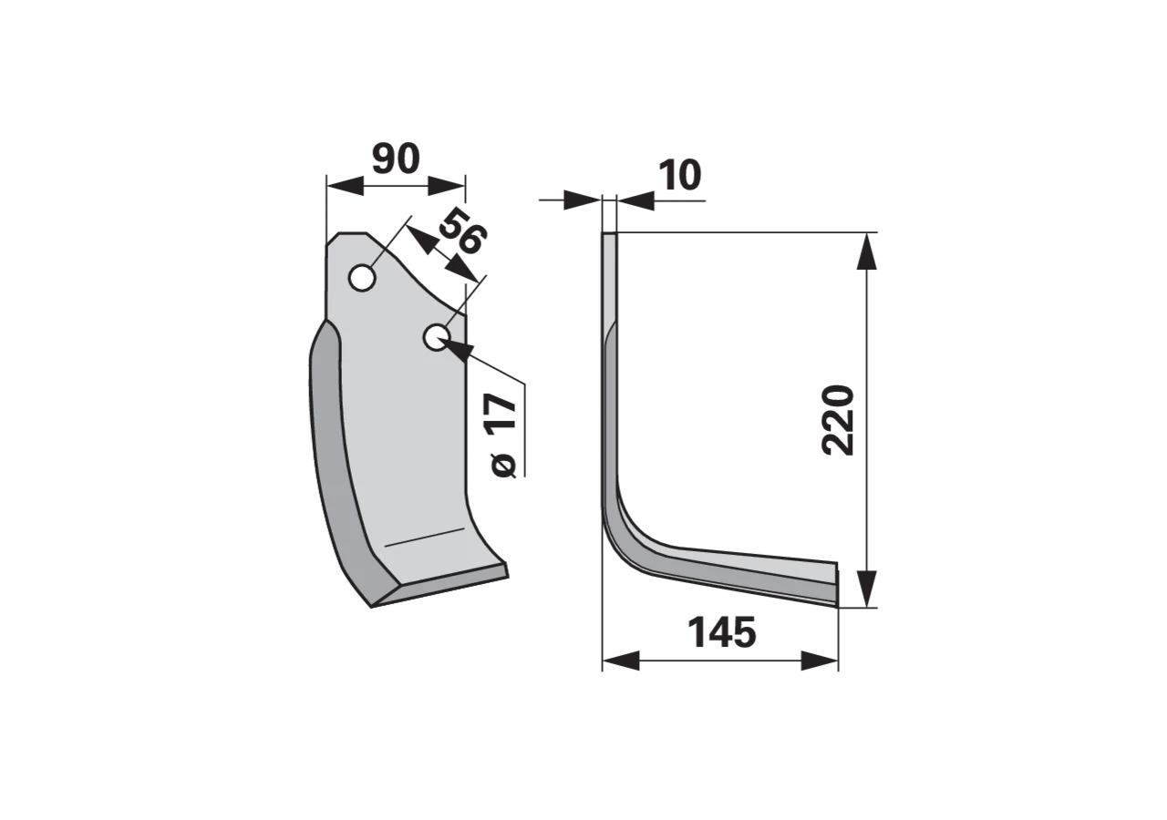 Winkelmesser rechts anstelle von Alpego MK0A00424 GartenShop24 - Hochwertige Gartengeräte