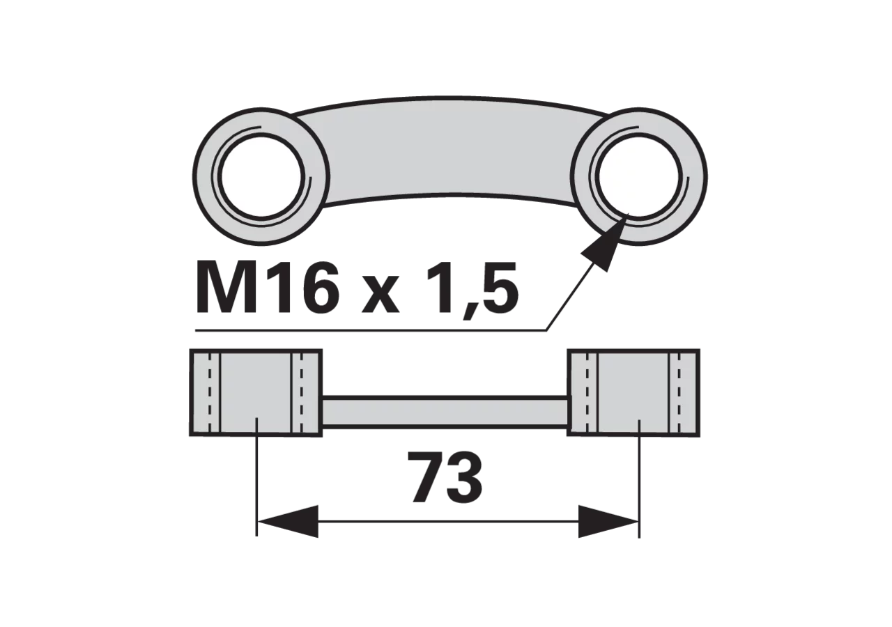 Bügelmutter M16 x 1,5 – passend für Lemken 459 8604 GartenShop24
