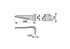 Ersatzzinken für Kreiselegge rechts, Breite 90 mm, Stärke 14,5 mm