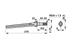 Kreiseleggenzinke rechts Lely 1.1632.2240.0 M20×1,5 – Länge 375 mm, Außendurchmesser 24 mm