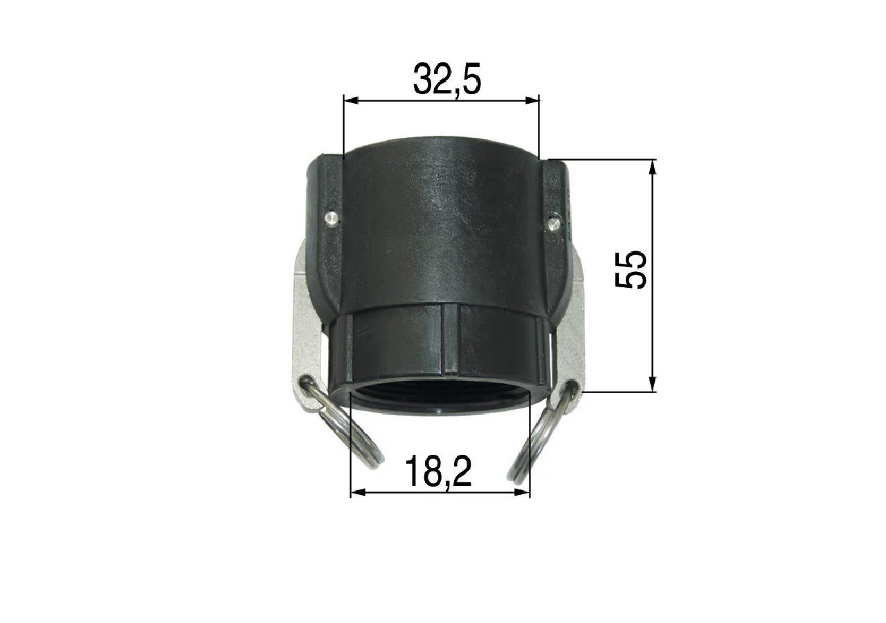 Fixloc-Mutterteil Innengewinde 1/2 Zoll GartenShop24