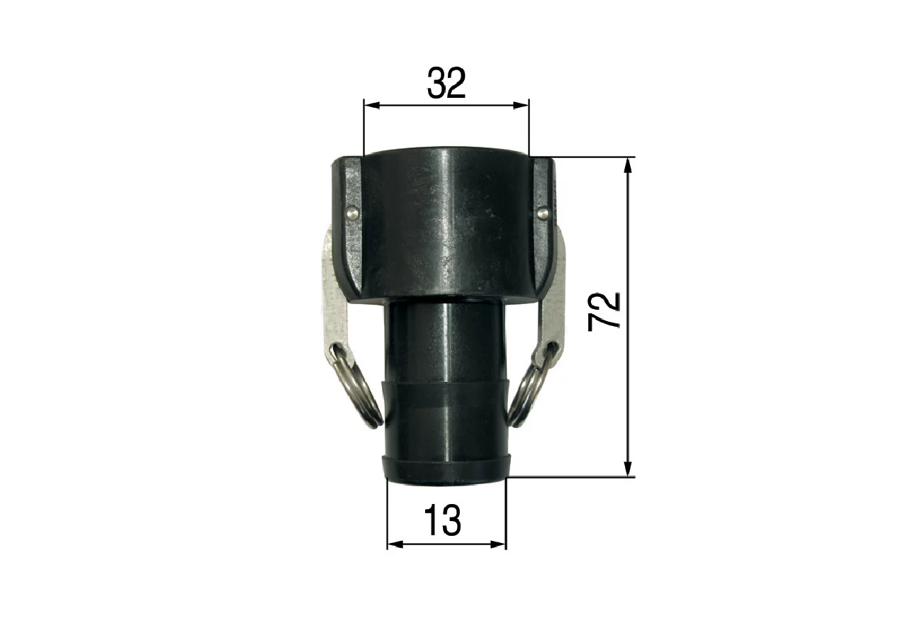Mutterteil Größe (Zoll) 1/2 " GartenShop24