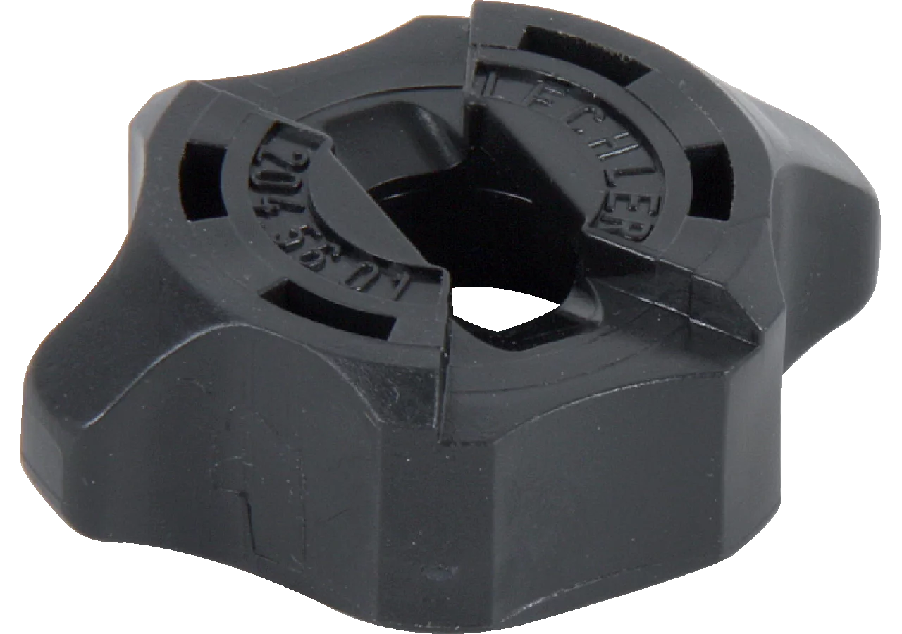 Bajonettmuttern Twistloc Schwarz SW=8 mm, 10 Stück GartenShop24