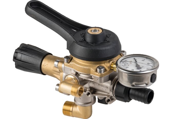 Steuerblock Braglia M170, mit Manometer Braglia