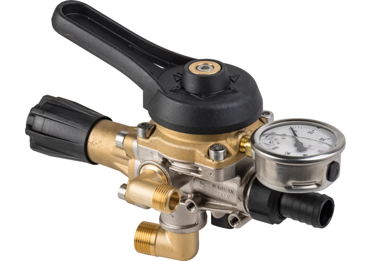 Steuerblock Braglia M170, mit Manometer Braglia