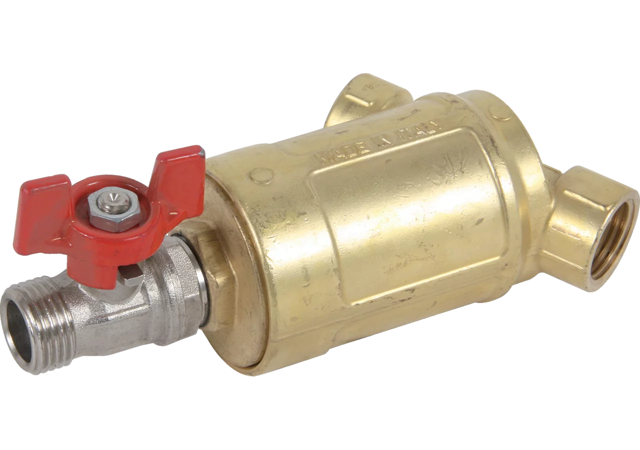 Druckfilter Messing, 1/2 Zoll Innengewinde, 40 Maschen 40M, 1/2" IG Braglia