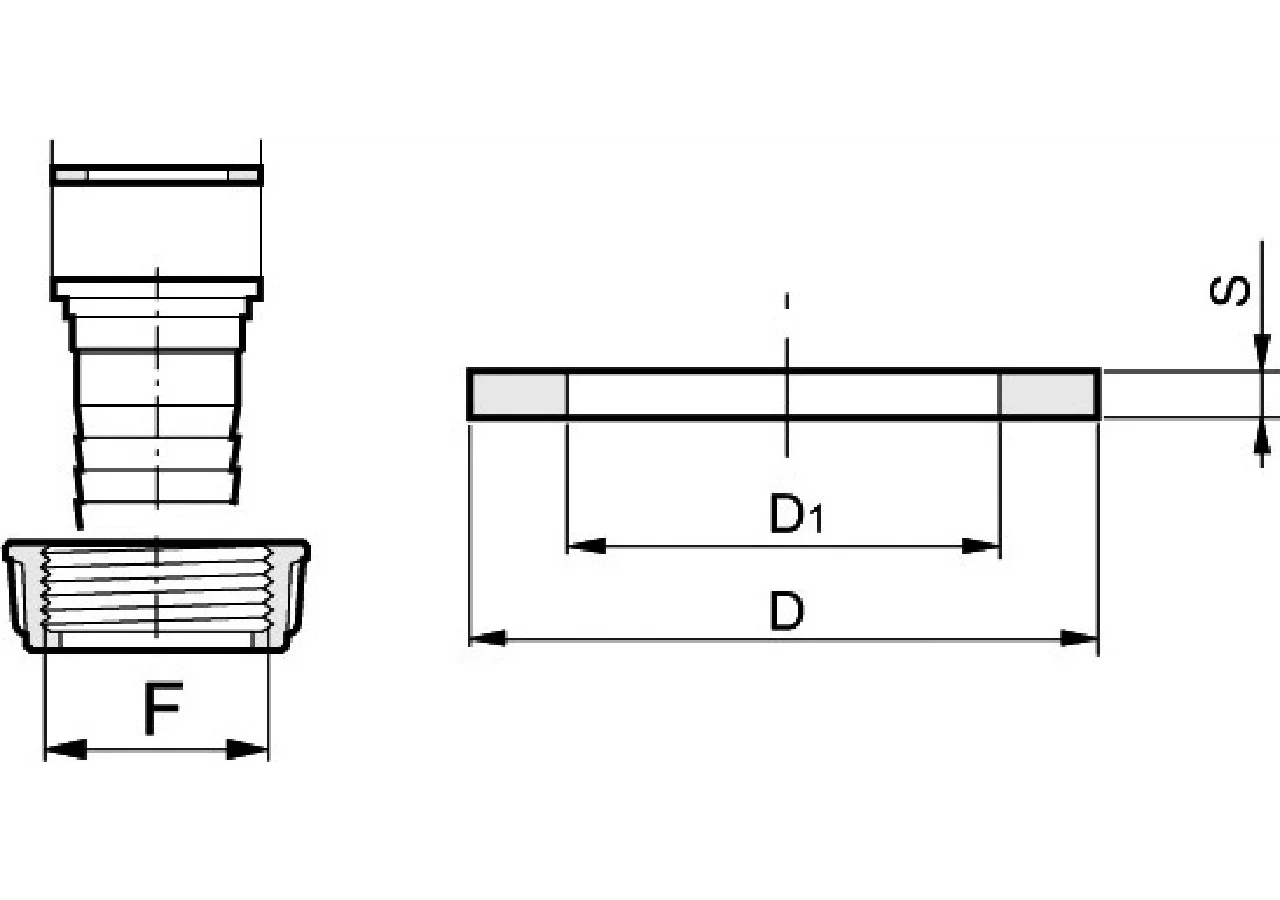 Flachdichtung 19 x 11 x 2,5 mm GartenShop24