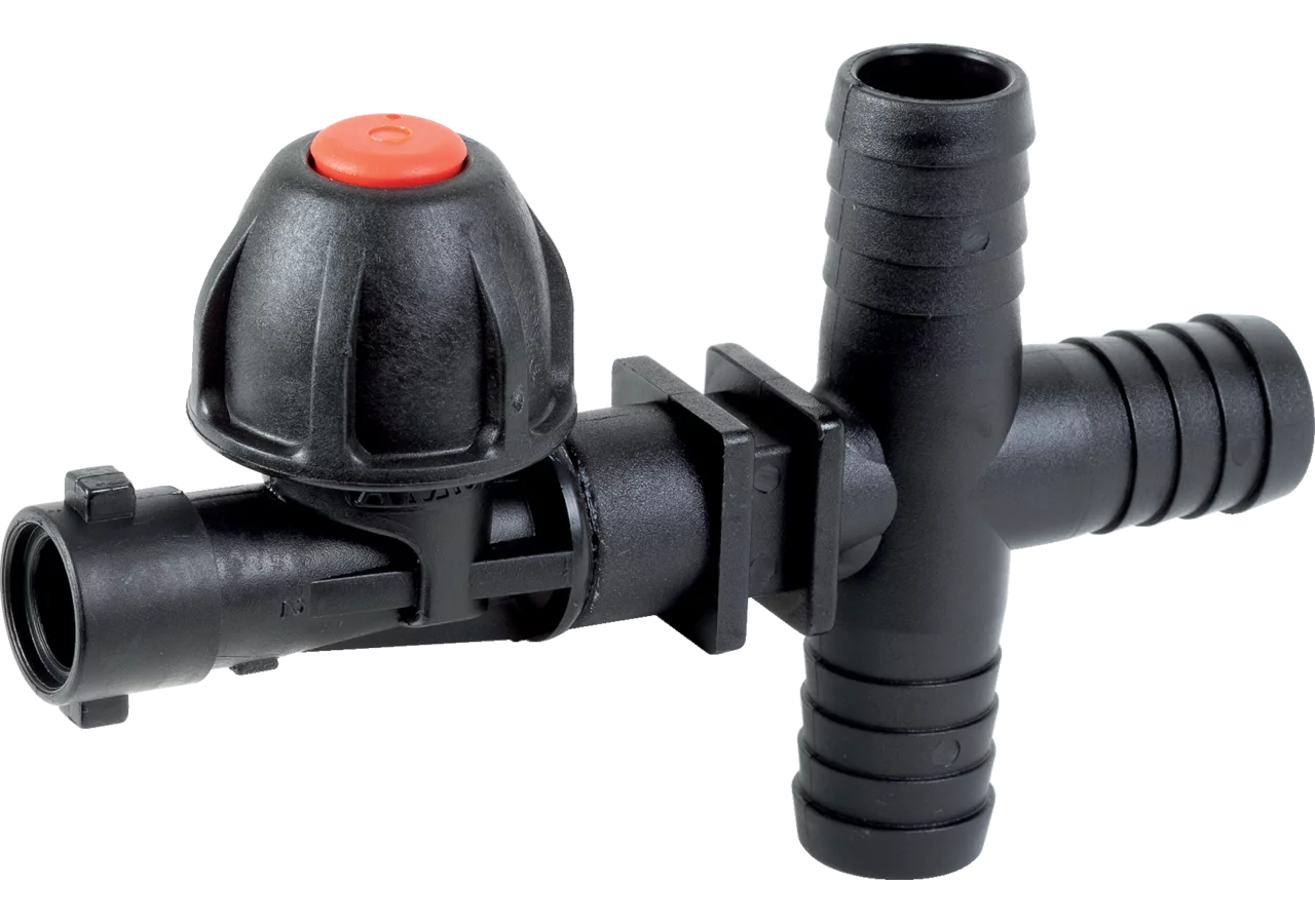 Düsenhalter einfach, 3 x Schlauch 19mm GartenShop24