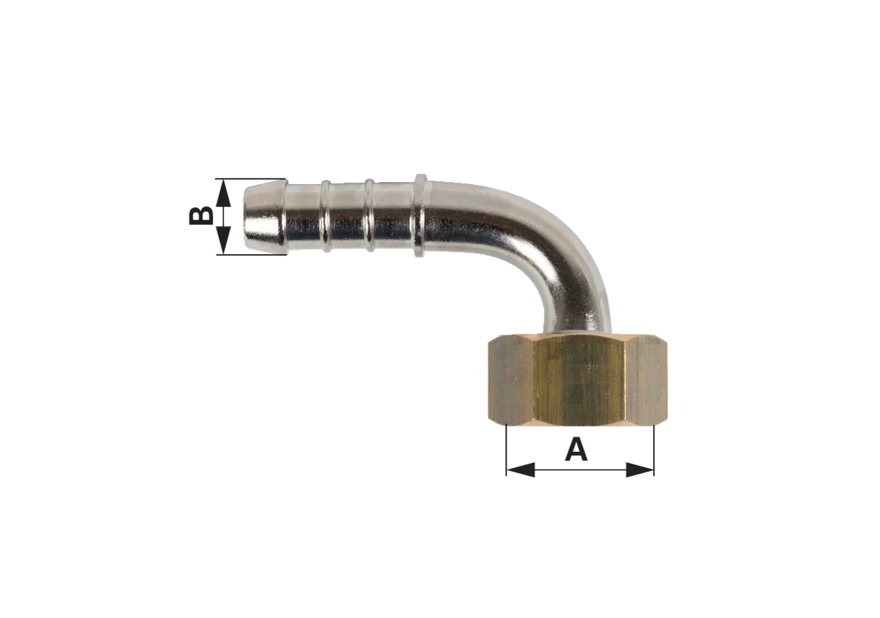 Schlauchnippel Innengewinde 1/2 Zoll Tülle 8 mm GartenShop24