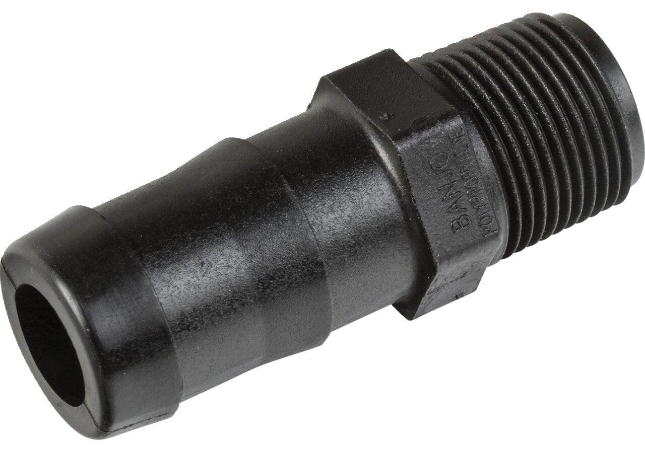 Schlauchanschluss gerade, AG 3/4 Zoll NPT, Tülle 25 mm GartenShop24