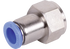 Einschraubanschluss gerade, 3/8 Zoll Außengewinde Innengewinde (g) (Zoll) 3/8 " GartenShop24