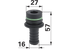 Schlauchanschluss gerade, 16 mm Arag