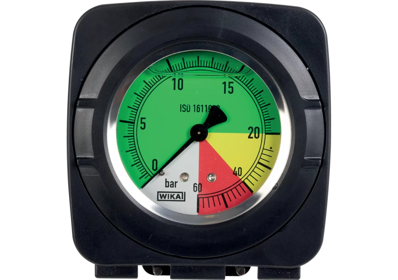 Druckanzeige mit Manometer 0 - 20 - 60 bar ARAG 466824 Arag
