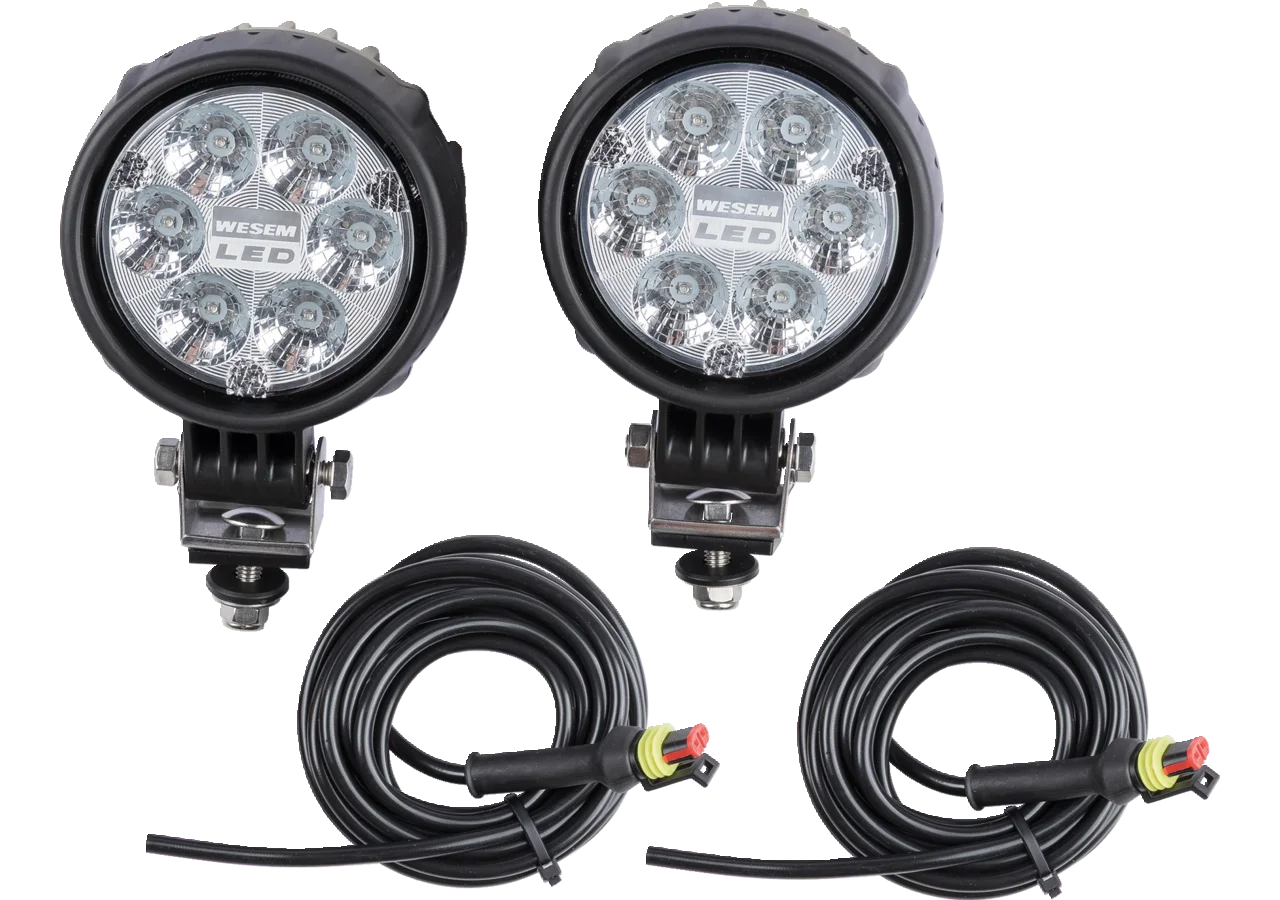 LED Spritzbalkenscheinwerfer-Set BS-CRC3G, 2 Stück GartenShop24