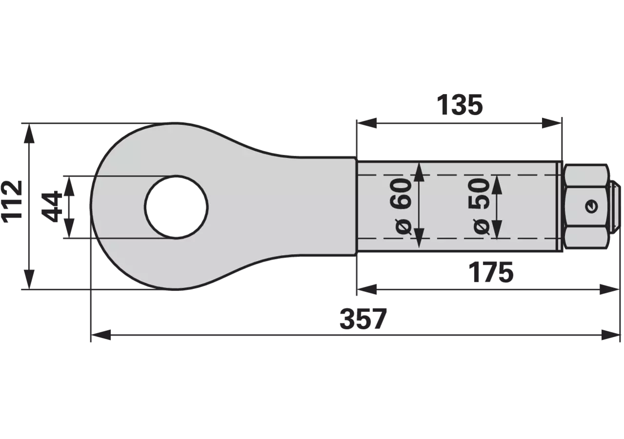 Zugöse drehbar, 7 t GartenShop24