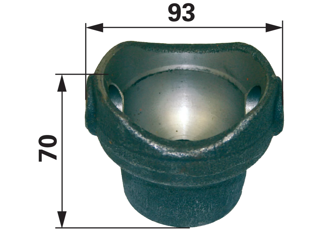Kugelpfanne ID 60 mm GartenShop24