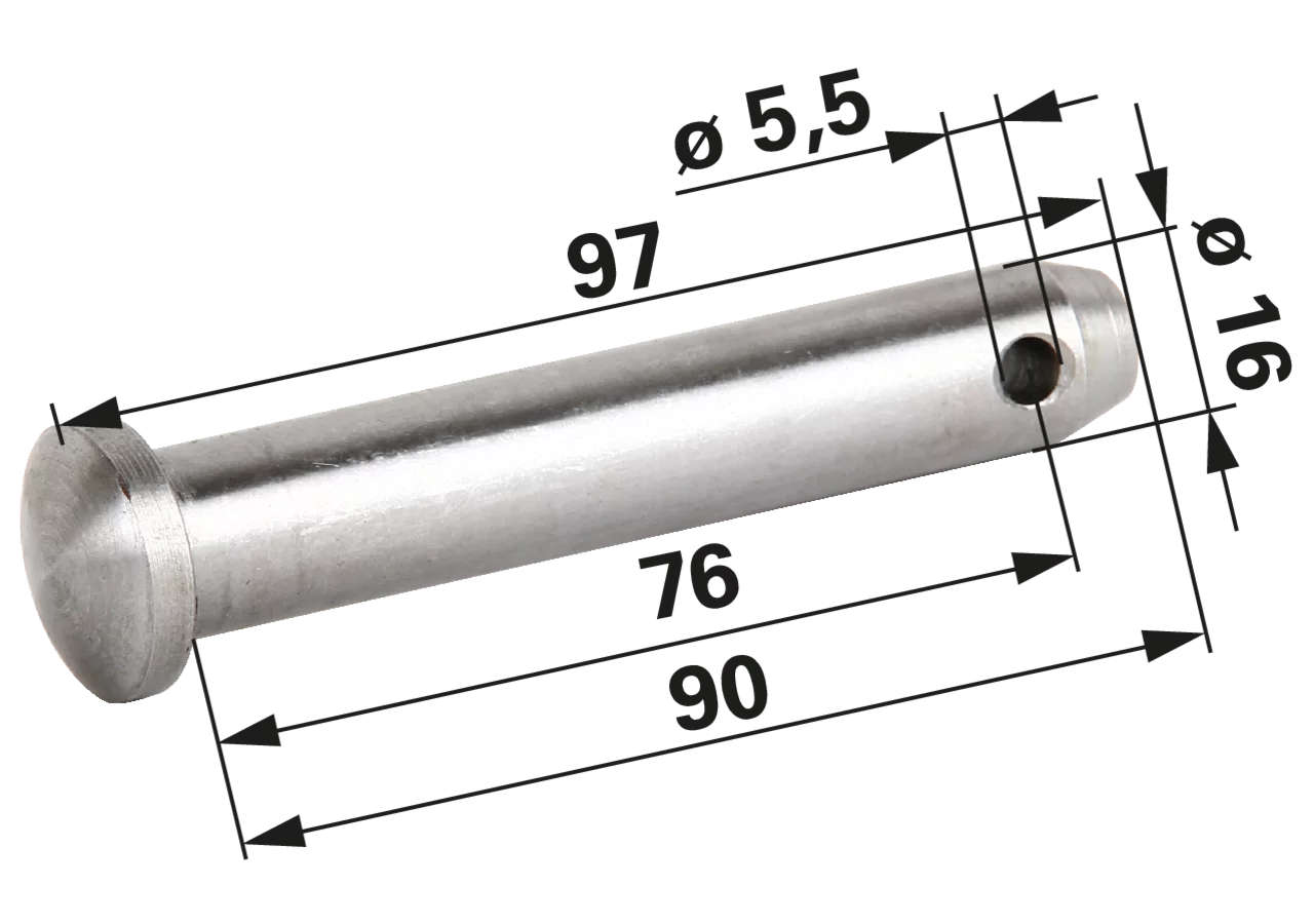 Bolzen 16 x 97 mm GartenShop24