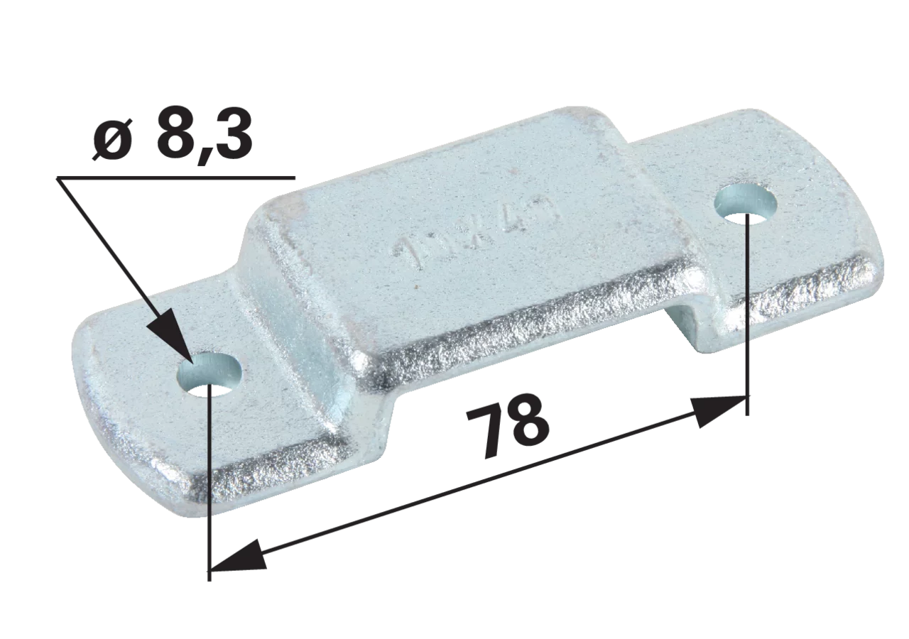 Rungenhalter 10 x 40 mm GartenShop24