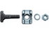 Kettenschraubengarnitur M10 x 35 mm, mit Klemmstück und Mutter Passend zu Kette 10 x 31, 10 x GartenShop24