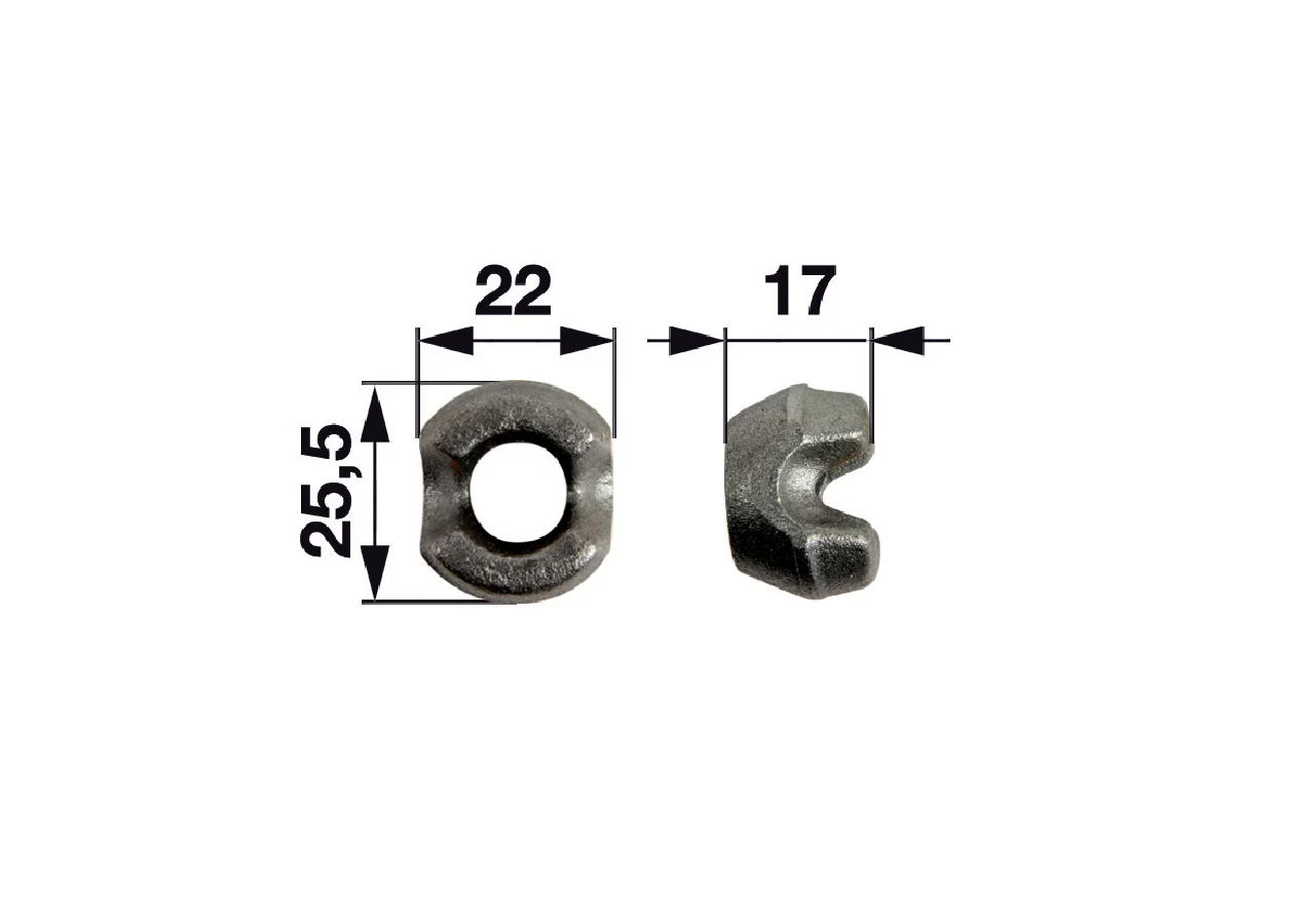 Klemmstück ID 10,5 mm, rund GartenShop24