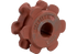 Kettennuss offen, 10 x 26,2 mm, AD 120 x ID 35 mm, 6 Zähne GartenShop24
