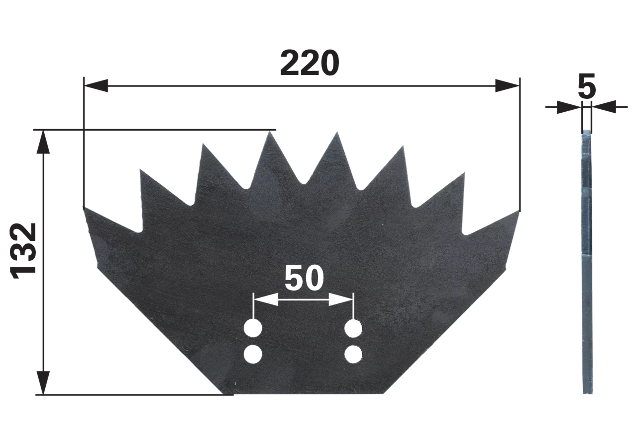 Sägeblatt L 220 x B 132 x S 5 mm – passend für Schicht OLZ13 GartenShop24