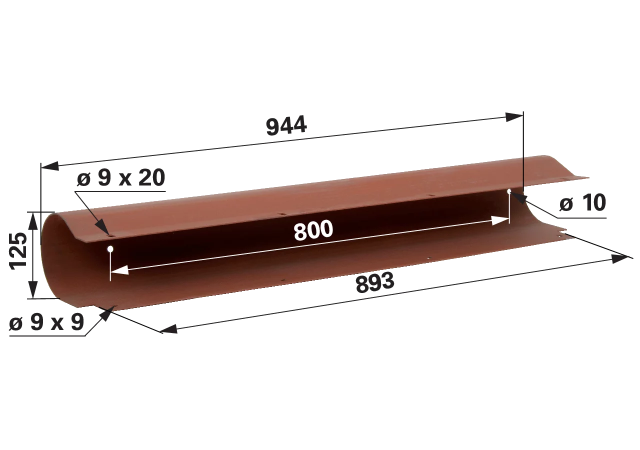 Gleitprofil L 944 mm – passend für Mengele 02073152 GartenShop24