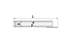 Saugrohr gerade, mit Schlauchtülle, AD 110 x L 3.000 mm, verzinkt GartenShop24