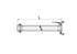 Saugrohr gerade, ital. System, 5 Zoll, BG 120 x L 3.000 mm verzinkt mit Dichtring GartenShop24