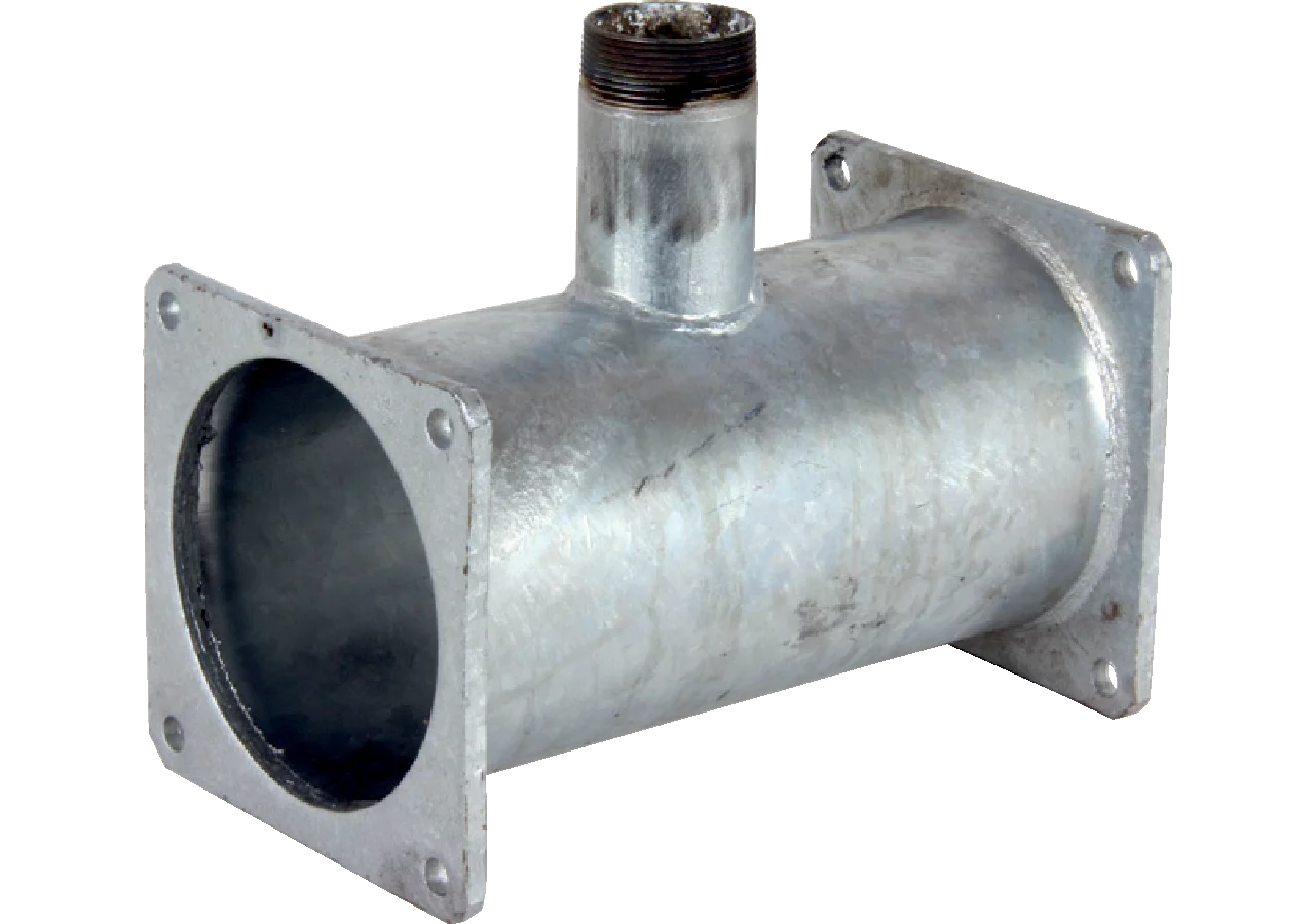 Doppelflansch 6 Zoll, LA 150 mm, mit Gewindeabgang AG 2 1/2 Zoll GartenShop24