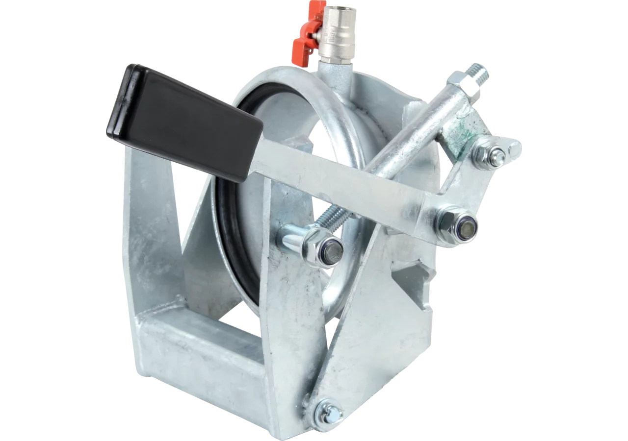 Becher-Schnellkuppler ital. System, 6 Zoll, LA 150 mm verzinkt mit Dichtring Kurze Bauform, sehr robuste Au GartenShop24