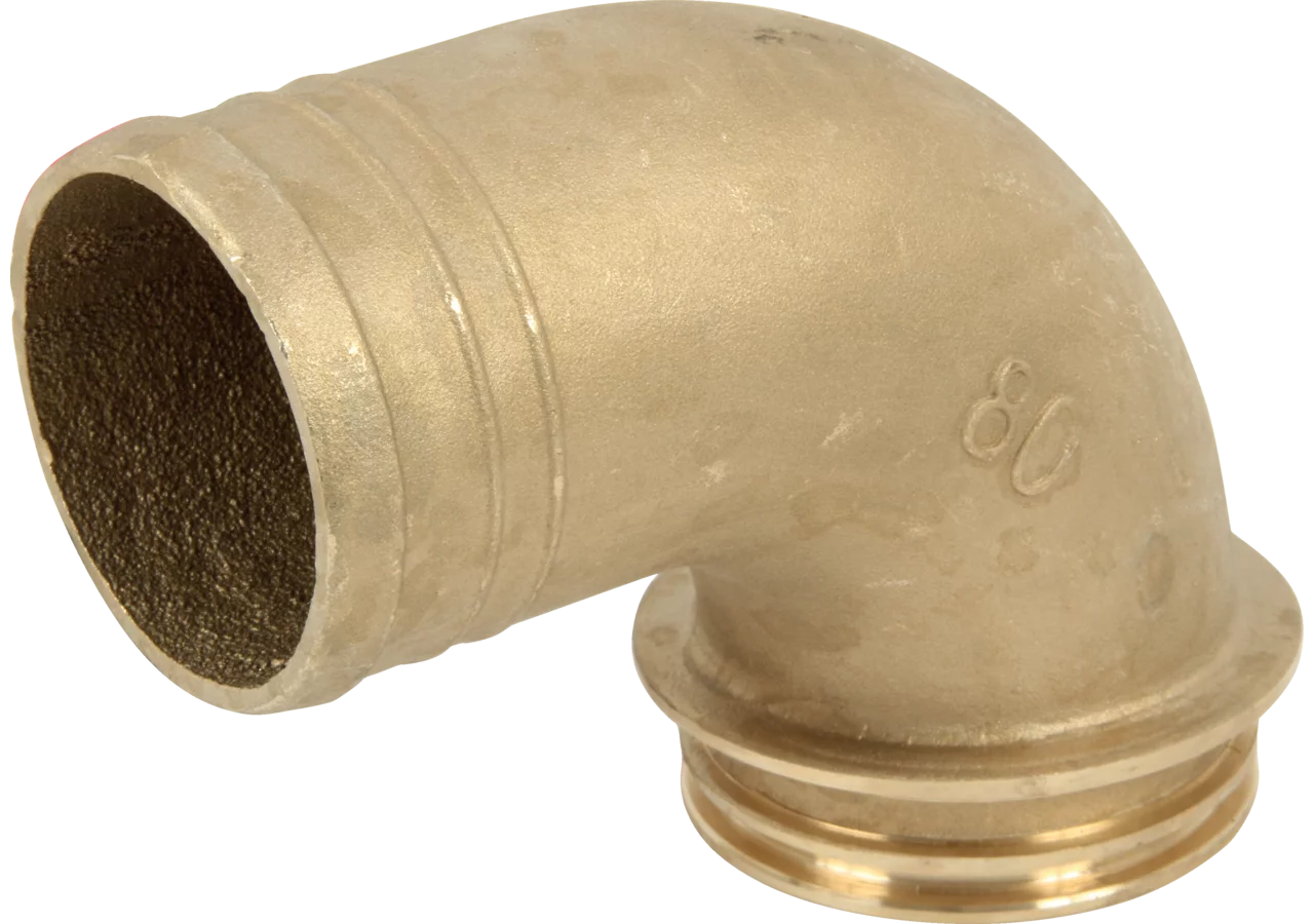 Schlauchanschluss AD 80 mm, gebogen MZ MZ