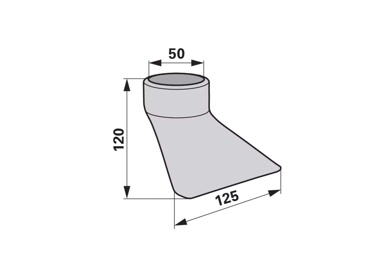 Schleppschuh-Gummidüse klein GartenShop24