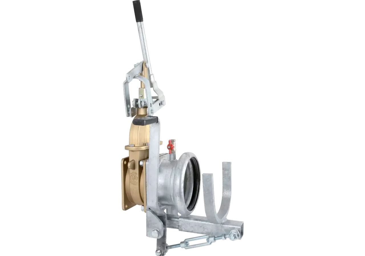 Flansch-Schnellkuppler System Bauer, 6 Zoll mit Flanschdichtung verzinkt mit Flanschdichtung Bauer