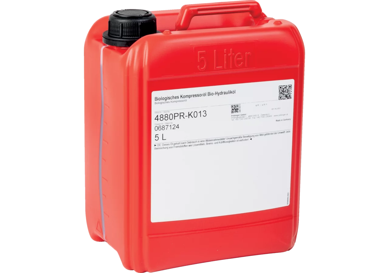 Vakuumpumpenöl Biologisches Kompressoröl Bio-Hydrauliköl, 5 Liter Divinol Divinol