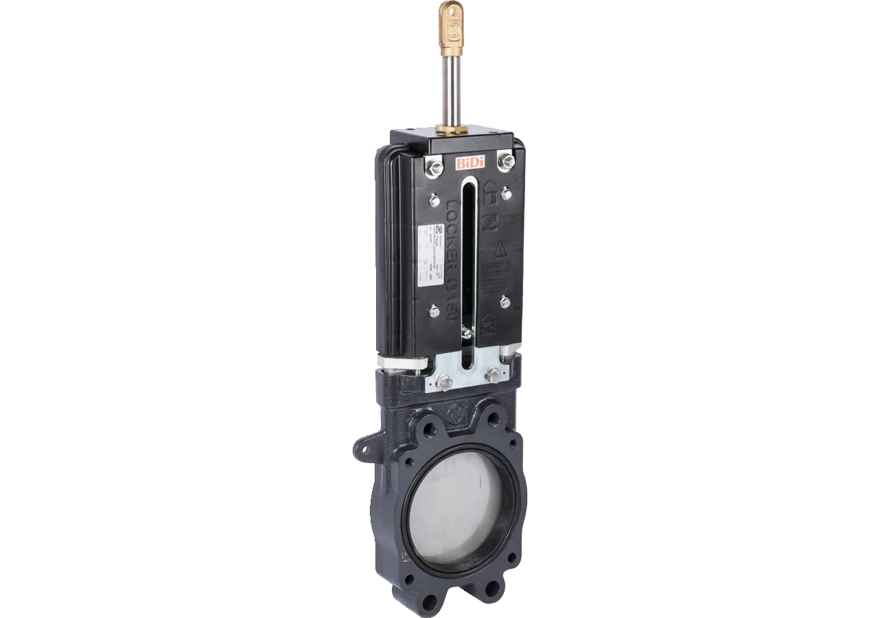 Plattenschieber 6 Zoll, 2 x Flansch, 10 bar Battioni Locker BiDi 150 Battioni Pagani