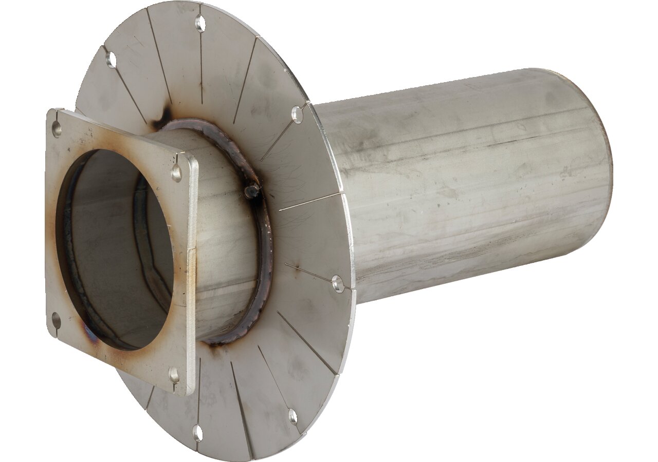 Grubenanschluss zu RDS AD 160 mm – 6 Zoll, Edelstahl GartenShop24