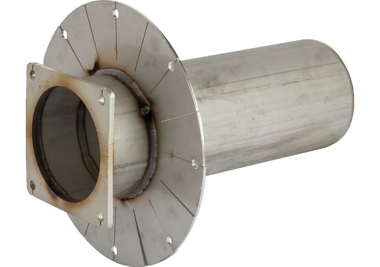 Grubenanschluss zu RDS AD 160 mm – 6 Zoll, Edelstahl GartenShop24