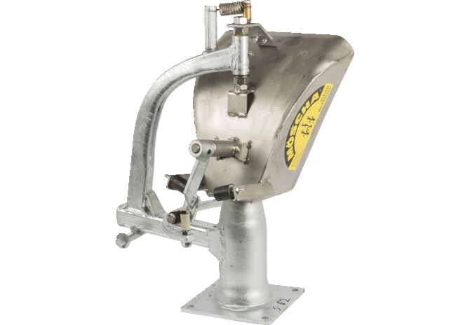 Exakt-Schwenkverteiler S-62 N, Düse 62 mm, Edelstahl Möscha 111 Möscha