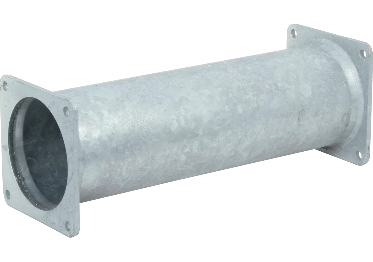Mauerdurchführung 6 Zoll, 2 x Flansch, L 500 mm, verzinkt GartenShop24