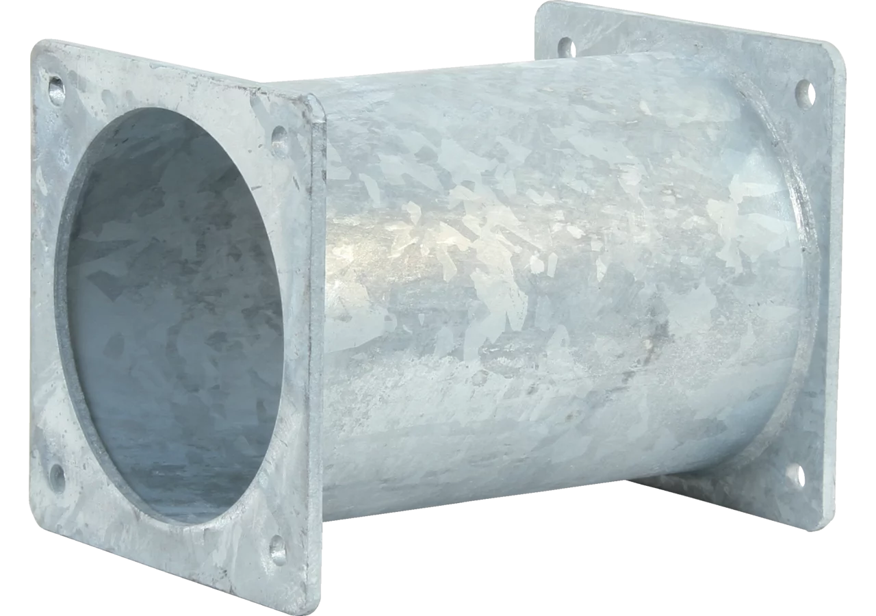 Mauerdurchführung 8 Zoll, 2 x Flansch, L 300 mm, verzinkt GartenShop24