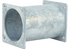 Mauerdurchführung 8 Zoll, 2 x Flansch, L 300 mm, verzinkt GartenShop24