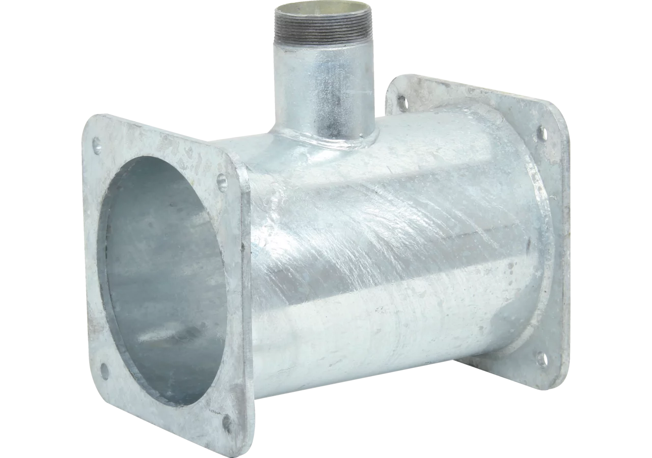Doppelflansch 8 Zoll, LA 180 mm, mit Gewindeabgang AG 2 1/2 Zoll GartenShop24