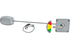 Füllstandsanzeiger L 1.025 mm, Edelstahl mit Sensor MZ 0434S MZ