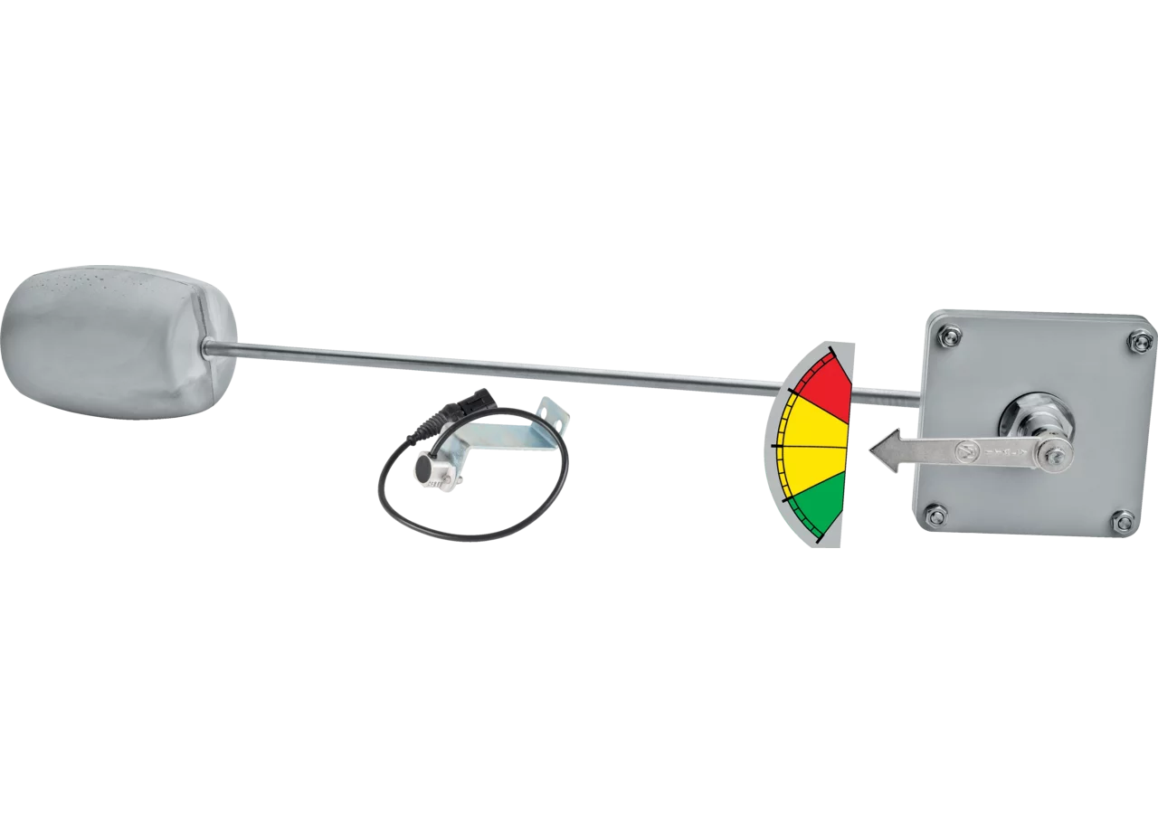 Füllstandsanzeiger L 1.525 mm, Edelstahl mit Sensor MZ 0434S MZ