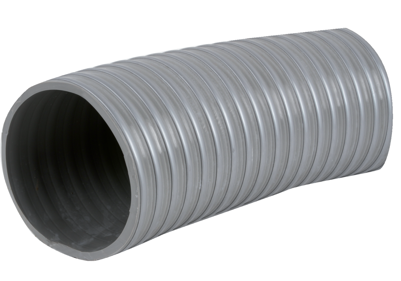 Saug-/Druckschlauch PVC, ID 110 x L 4.000 mm, Arizona Medium Grau Merlett Tecnoplastic Merlett Tecnoplastic