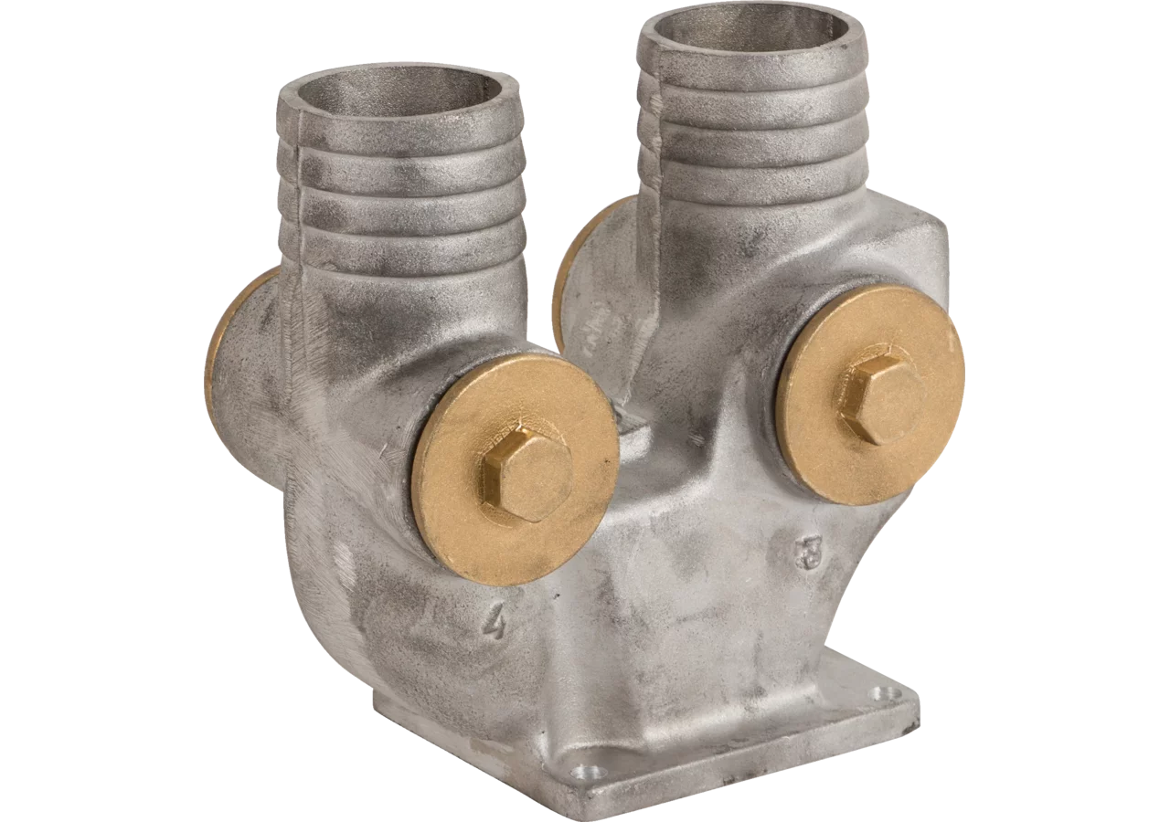 Doppelanschluss AD 60 mm, für KD-6500 Hertell 01KD062019 Hertell