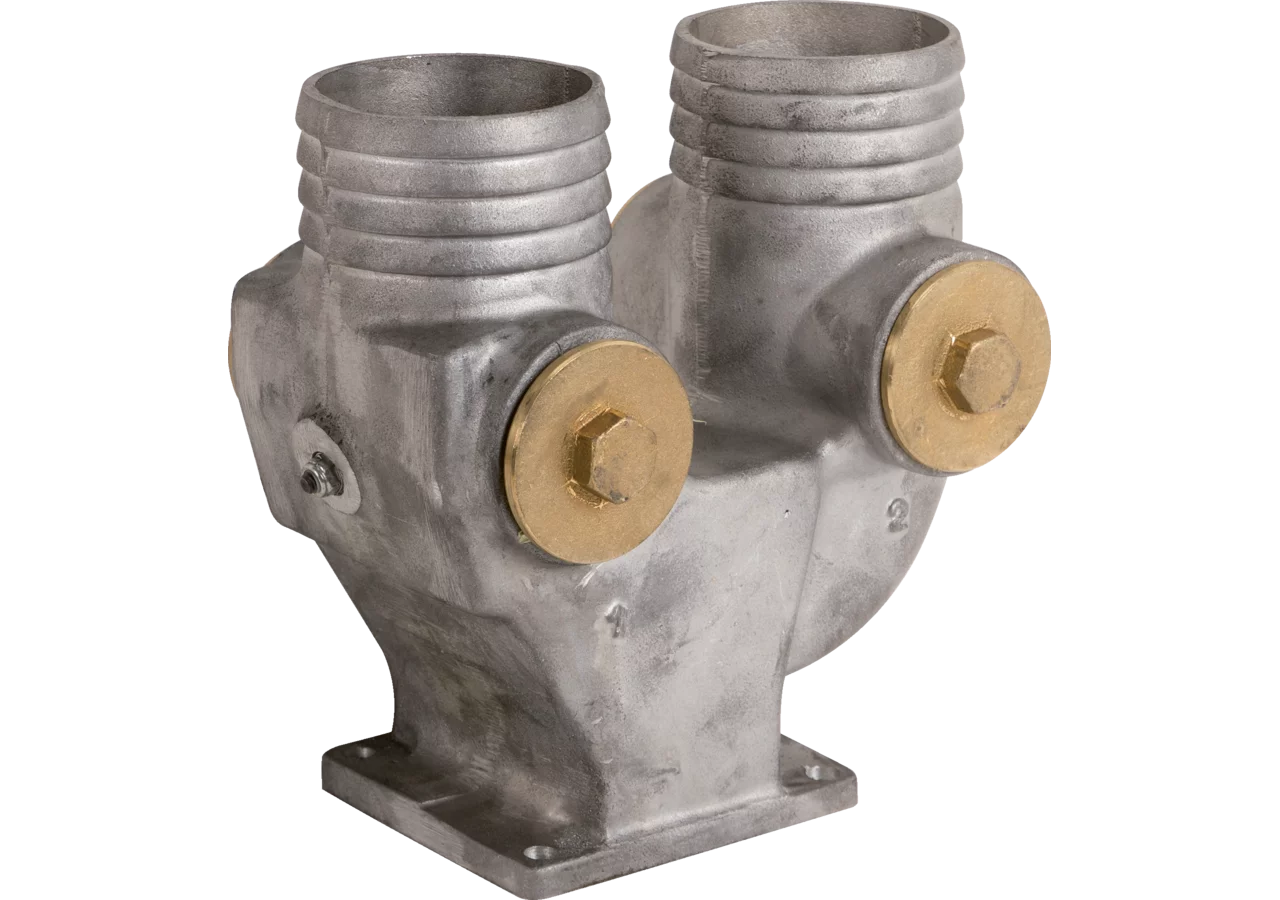 Doppelanschluss AD 80 mm, für KD-6500/14000 Hertell 01KD142019 Hertell