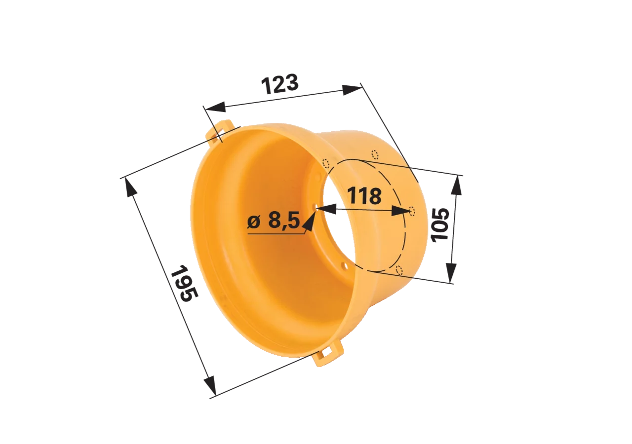 Schutztopf für KD-3000/14000 Hertell 01KD140059 Hertell