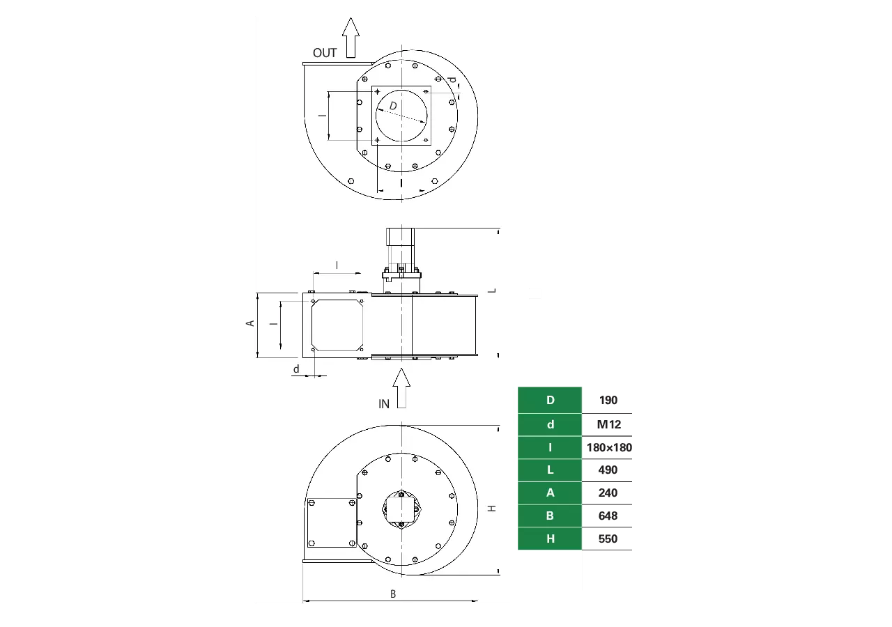 Turbofüller rechts, inkl. Hydraulikmotor MZ 0750 MZ